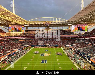 MIAMI, FLORIDA - DEZEMBER 30: Allgemeine Atmosphäre beim Capital One Orange Bowl Fußballspiel, bei dem die University of Georgia Bulldogs Florid besiegten Stockfoto