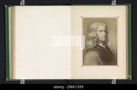 Fotoproduktion eines Porträts von Adelbert von Chamisso von Carl Jäger, Anonym, nach Carl Jager, um 1868 - in oder vor 1878 fotografische Unterstützung Albumen Printschriftsteller, Dichter, Autor Stockfoto