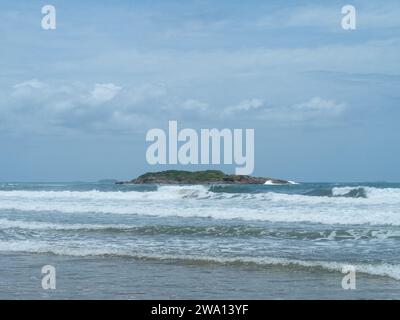 Australischer Strand am Neujahrstag, Sommerstimmung Stockfoto