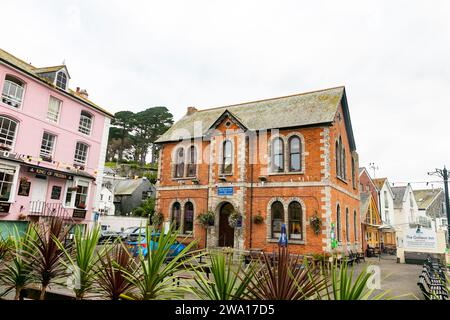 Fowey Cornwall, das Royal British Legion Clubgebäude und das King of Prerussia Public House, England, UK, 2023 Stockfoto