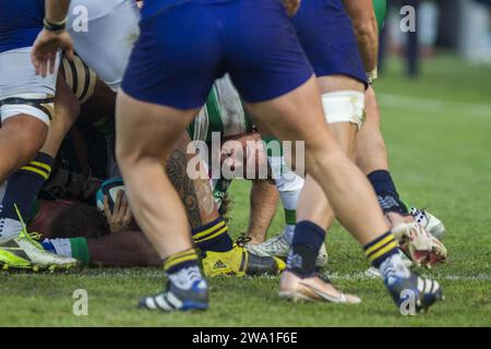 Treviso, Italien. Dezember 2023 30. Niccolo Cannone während Benetton Treviso gegen Zebre Parma, United Rugby Championship Match in Treviso, Italien, Dezember 30 2023 Credit: Independent Photo Agency/Alamy Live News Stockfoto