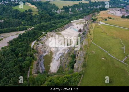 STONEY MIDDLETON, DERBYSHIRE Mission: Impossible 7 Train Crash Scene. Stockfoto