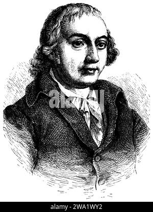 , , (Literaturhistorisches Buch, 1882), Johann Gottfried Herder (1744–1803), Dichter und Philosoph der Weimarer Klassik, Stockfoto