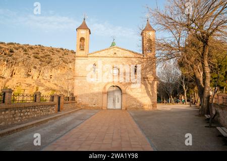 Hermitage de Nuestra señora de la Fuente, Muel, Aragon, Spanien Stockfoto