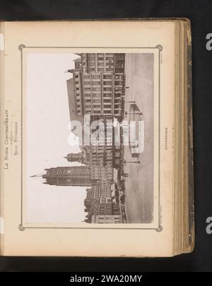 Ansicht des Place Jean Bart in Dunkirk, N.C., um 1877 - in oder vor 1882 photomechanischer Druck Dunkirk Papier Kollotypie Quadrat, Ort, Zirkus, etc. Denkmal, Statue Dünkirchen Stockfoto