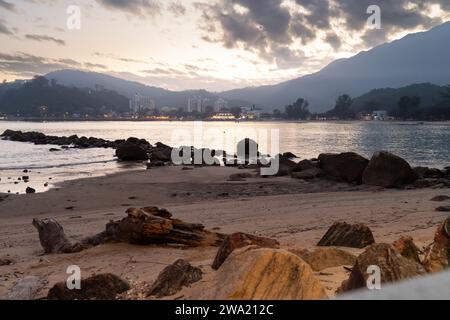 Mui Wo ist eine ländliche Stadt an der Ostküste der Insel Lantau in Hongkong Stockfoto