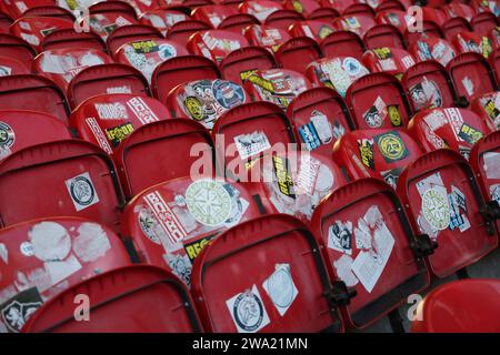 Middlesbrough, Großbritannien. Dezember 2023. Ein allgemeiner Blick auf das Stadion vor dem Sky Bet Championship Match Middlesbrough gegen Coventry City im Riverside Stadium, Middlesbrough, Großbritannien, 1. Januar 2024 (Foto: Nigel Roddis/News Images) in Middlesbrough, Großbritannien am 26. Dezember 2023. (Foto: Nigel Roddis/News Images/SIPA USA) Credit: SIPA USA/Alamy Live News Stockfoto