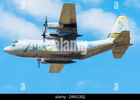 Lockheed C-130H Hercules aus Griechenland - Air Force in Tanagra Stockfoto