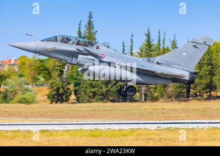 Tanagra Air Base - Griechenland 5. September 2023: Dassault Rafale C aus Frankreich - Air Force in Tanagra Stockfoto