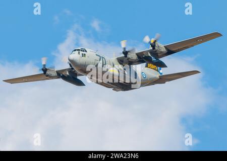 Lockheed C-130H Hercules aus Griechenland - Air Force in Tanagra Stockfoto