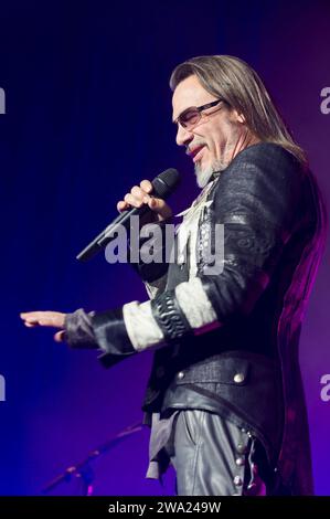 Florent Pagny en Concert A Forest National | der französische Sänger Florent Pagny lebt im Voorst Nationaal Stockfoto