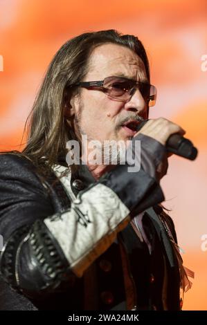 Florent Pagny en Concert A Forest National | der französische Sänger Florent Pagny lebt im Voorst Nationaal Stockfoto