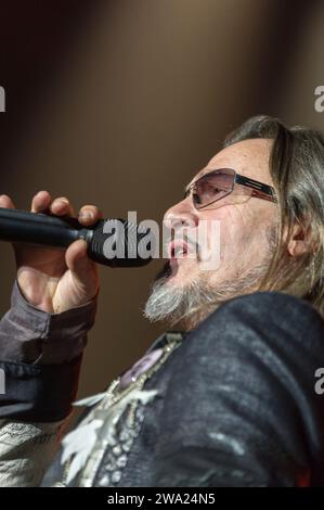 Florent Pagny en Concert A Forest National | der französische Sänger Florent Pagny lebt im Voorst Nationaal Stockfoto