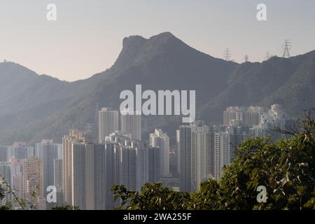 Lion Rock, Kowloon, Hongkong Stockfoto