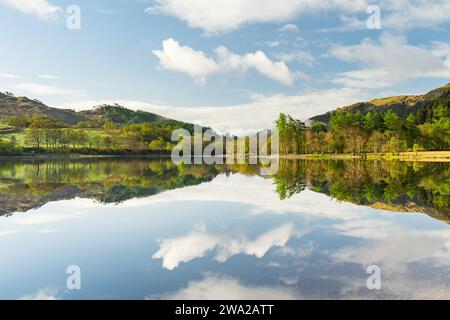Frühling am Loch Lubnaig, Trossachs National Park, Schottland Stockfoto