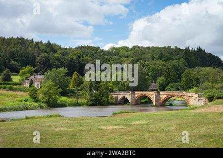 Kirkham Bridge - North Yorkshire, Großbritannien Stockfoto