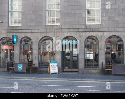 ABERDEEN, Großbritannien - 14. SEPTEMBER 2023: BrewDog Pub Stockfoto