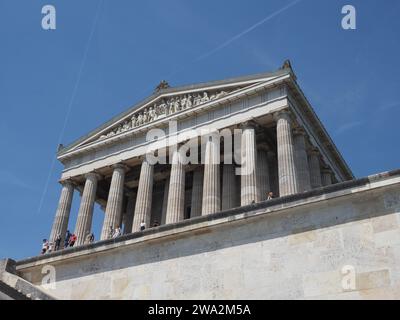 DONAUSTAUF, DEUTSCHLAND – CA. JUNI 2022: Walhalla Hall of Fame Tempel Stockfoto