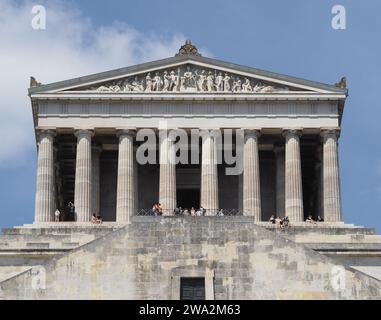 DONAUSTAUF, DEUTSCHLAND – CA. JUNI 2022: Walhalla Hall of Fame Tempel Stockfoto