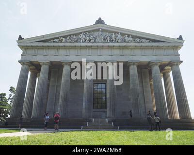 DONAUSTAUF, DEUTSCHLAND – CA. JUNI 2022: Walhalla Hall of Fame Tempel Stockfoto