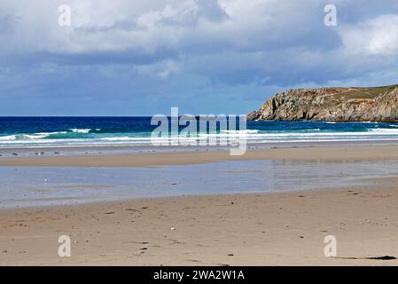 Pointe du Van, Baie des Trepasses, Plogoff, Finistere, Bretagne, Frankreich, Europa Stockfoto