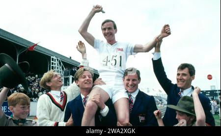 CHARIOTS OF FIRE 1981 20th Century Fox Film mit Ian Charleston als triumphierendem Eric Liddell Stockfoto