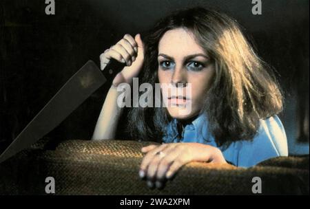 HALLOWEEN 1978Compass International Pictures Film mit Jamie Lee Curtis Stockfoto