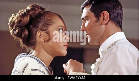 1969 United Artists Film mit Diana Rigg und George Lazenby Stockfoto