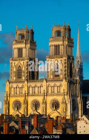 Frankreich, Loiret (45), Orleans, die Sainte-Croix-Kathedrale Stockfoto