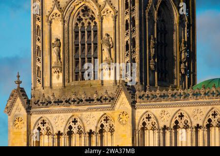 Frankreich, Loiret (45), Orleans, Nordturm der Kathedrale Sainte-Croix Stockfoto