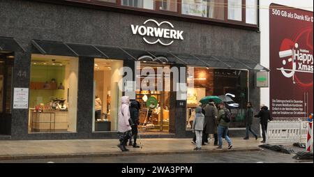 Filiale der Vorwerk SE & Co. KG am Jungfernstieg. Altstadt Hamburg *** Niederlassung der Vorwerk SE Co KG am Jungfernstieg Altstadt Hamburg Stockfoto