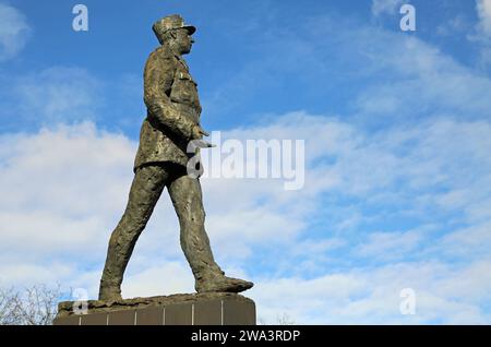 Statue von General Charles de Gaulle - Paris Stockfoto