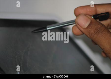 Labor Semi Auto Chemistry Analyzer Pen. Indien Stockfoto