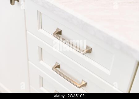 Inneneinrichtung - Kücheneinrichtung eines schönen, gut gestalteten komfortablen Hauses in Las Vegas, Nevada Stockfoto