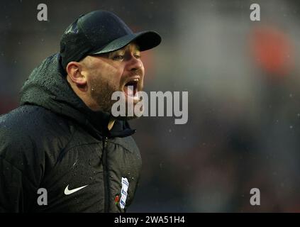 Aktenfoto vom 04.11.2023 von Wayne Rooney, der als Manager des Sky Bet Championship Club Birmingham entlassen wurde. Ausgabedatum: Dienstag, 2. Januar 2024. Stockfoto