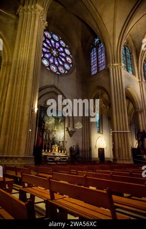 Kathedrale von Montpellier, Cathédrale Saint-Pierre, römisch-katholische Kirche St. Peter, im gotischen Stil erbaut, Montpellier, Departme Herault Stockfoto