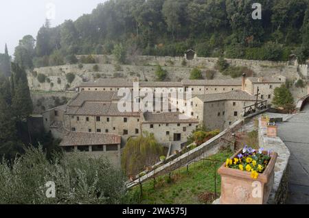Eremo Francescano ‚Le Celle‘, Torreone, Cortona, Arezzo, Toskana, Italien, Europa Stockfoto