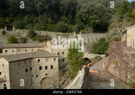 Eremo Francescano ‚Le Celle‘, Torreone, Cortona, Arezzo, Toskana, Italien, Europa Stockfoto