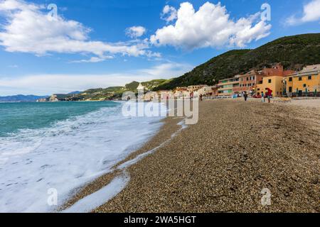 Varigotti, il bellissimo Borgo in der Provinz Savona Ligurien Stockfoto