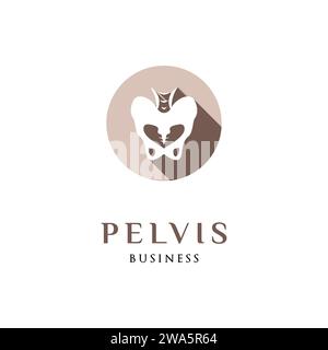 Design-Vorlage Für Pelvis Icon-Logo Stock Vektor