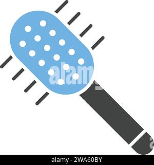 Vektorbild des Haarbürstensymbols. Stock Vektor