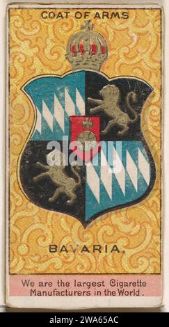 Luitpold, Regent von Bayern, aus der Serie Herrscher, Flags, and Wappen of Arms (N126-2) herausgegeben von W. Duke, Sons & Co. 1963 von W. Duke, Sons & Co. Stockfoto