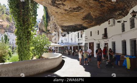 Foto Setenil de las Bodegas Spanien europa Stockfoto