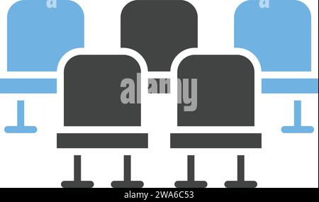 Vektorbild des Symbols „Sitze“. Stock Vektor