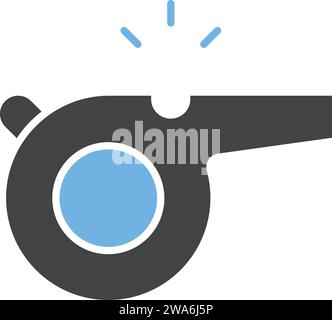 Vektorbild des Pfeifensymbols. Stock Vektor