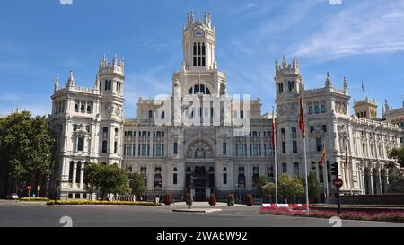 cybele Palace Madrid Spanien europa Stockfoto