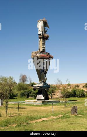Los Barruecos Naturdenkmal, Vostell Malpartida Museum. Malpartida de Caceres, Provinz Caceres, Extremadura, Spanien. Stockfoto