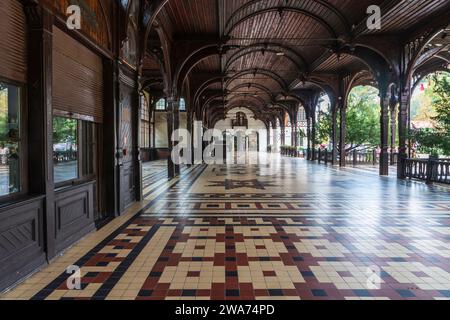 Szczawno-Zdroj Spa bei Walbrzych in Niederschlesien Stockfoto