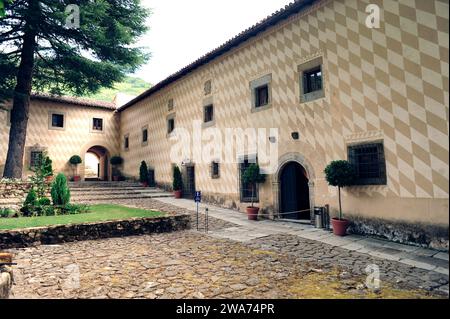 Yuste Kloster (15-16. Jahrhundert). Cuacos de Yuste, Provinz Caceres, Extremadura, Spanien. Stockfoto