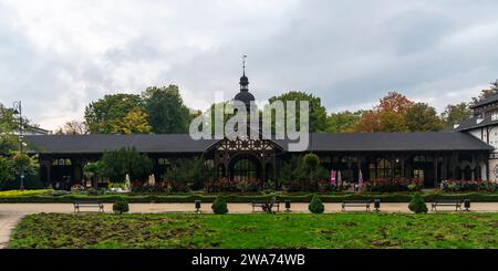 Szczawno-Zdroj Spa bei Walbrzych in Niederschlesien Stockfoto